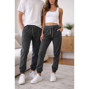 PacSun Gray Jogger Pants Drawstring Elastic Waist‎ Men's S Unisex Casual Lounge